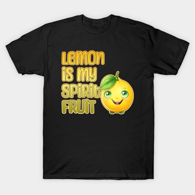 Lemon is My Spirit Fruit T-Shirt by DanielLiamGill